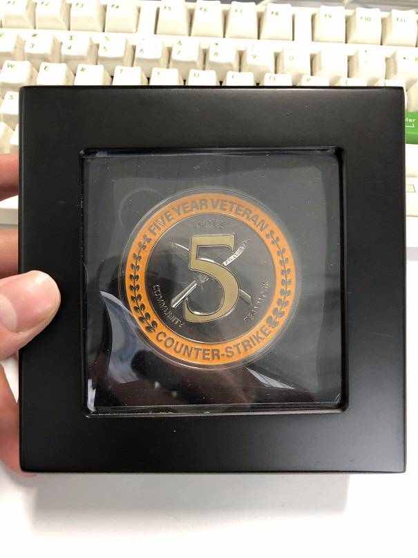 csgo5年老兵收藏币