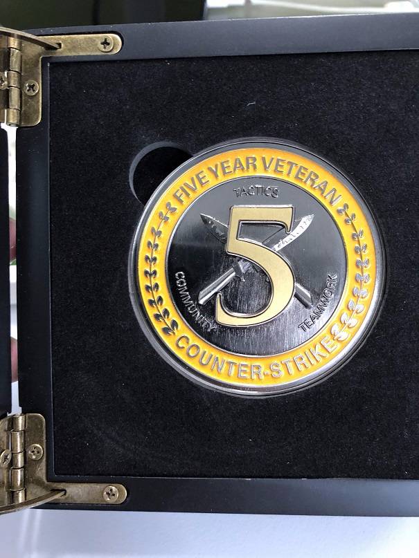 csgo5年老兵收藏币